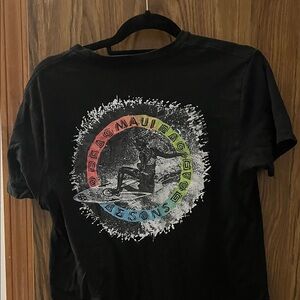 Maui and Sons Black Surf Graphic Tee